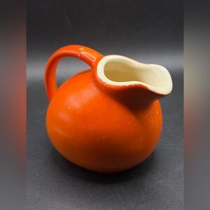 Vintage MCM Ceramic Mini Tilt Ball Pitcher Creamer Jug Pourer, Kitchenware
